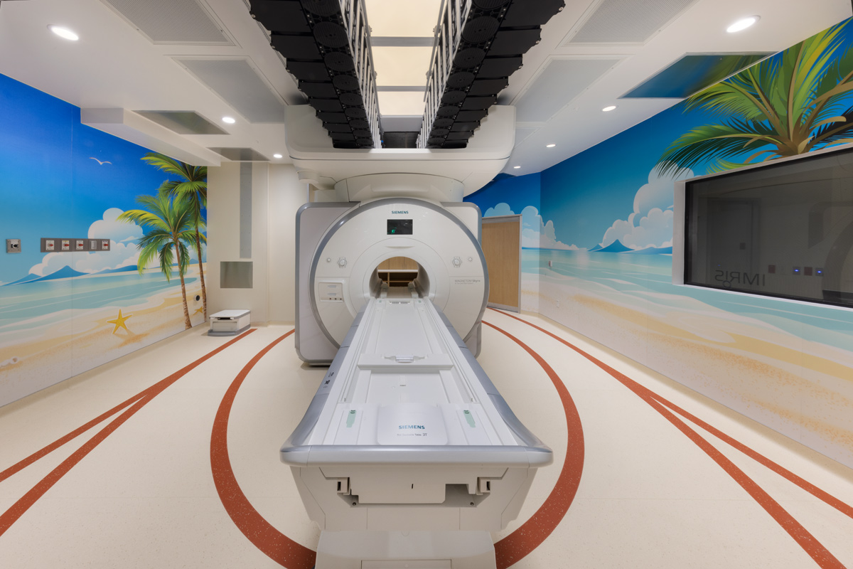 Interior design view of Joe DiMaggio Children's Hospital MRI in Hollywood, FL